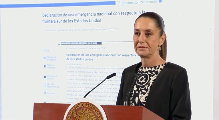 Sheinbaum responde a Trump