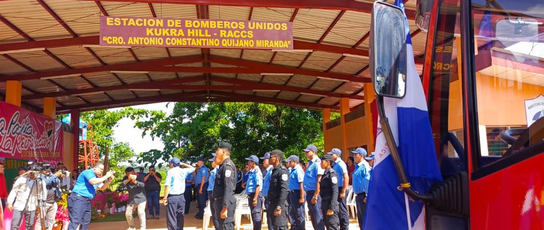 Kukra Hill estrena estación de bomberos y fortalece seguridad de 19 mil habitantes