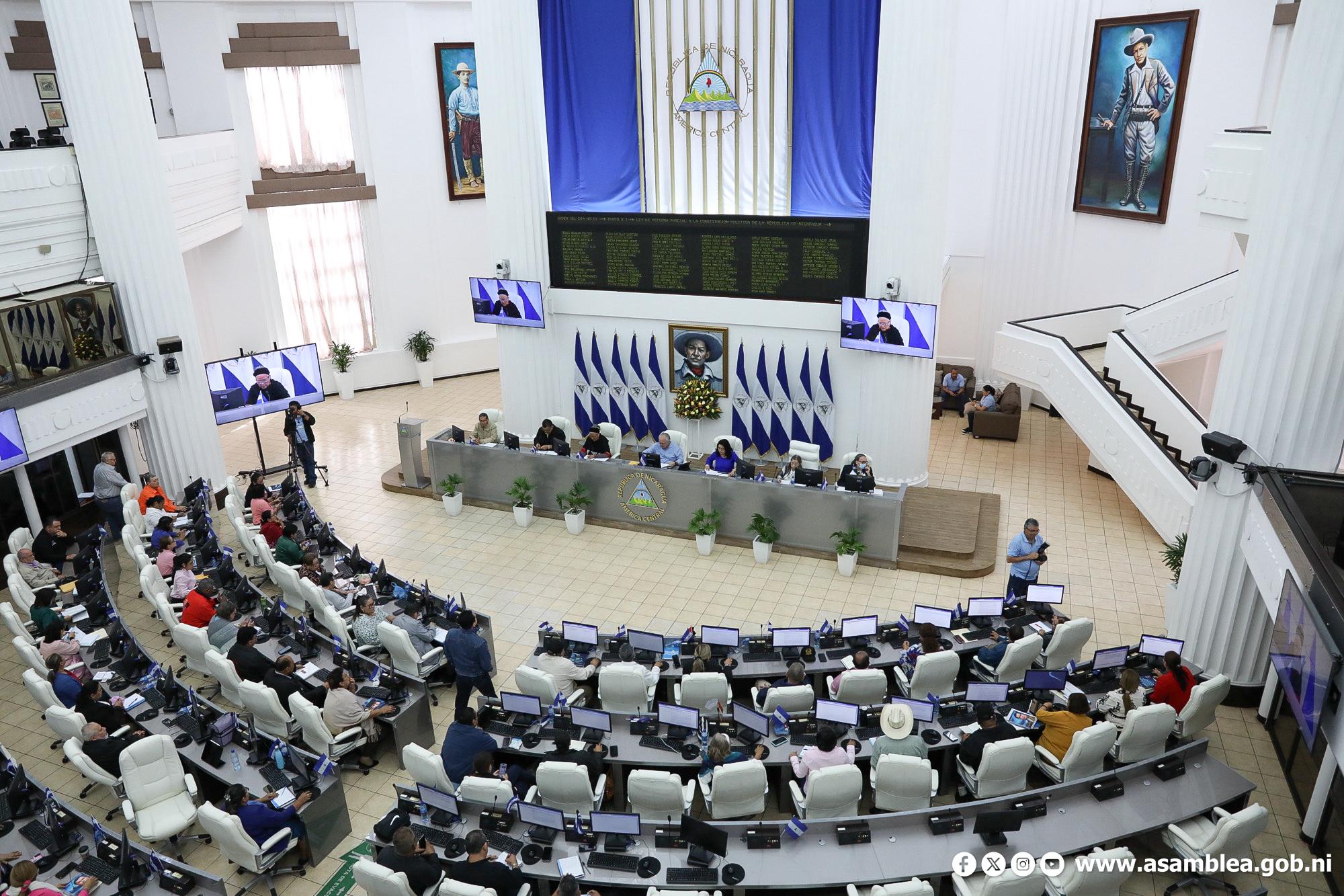 División Política Administrativa y Supremacía de la Constitución es ratificada por el parlamento nicaragüense