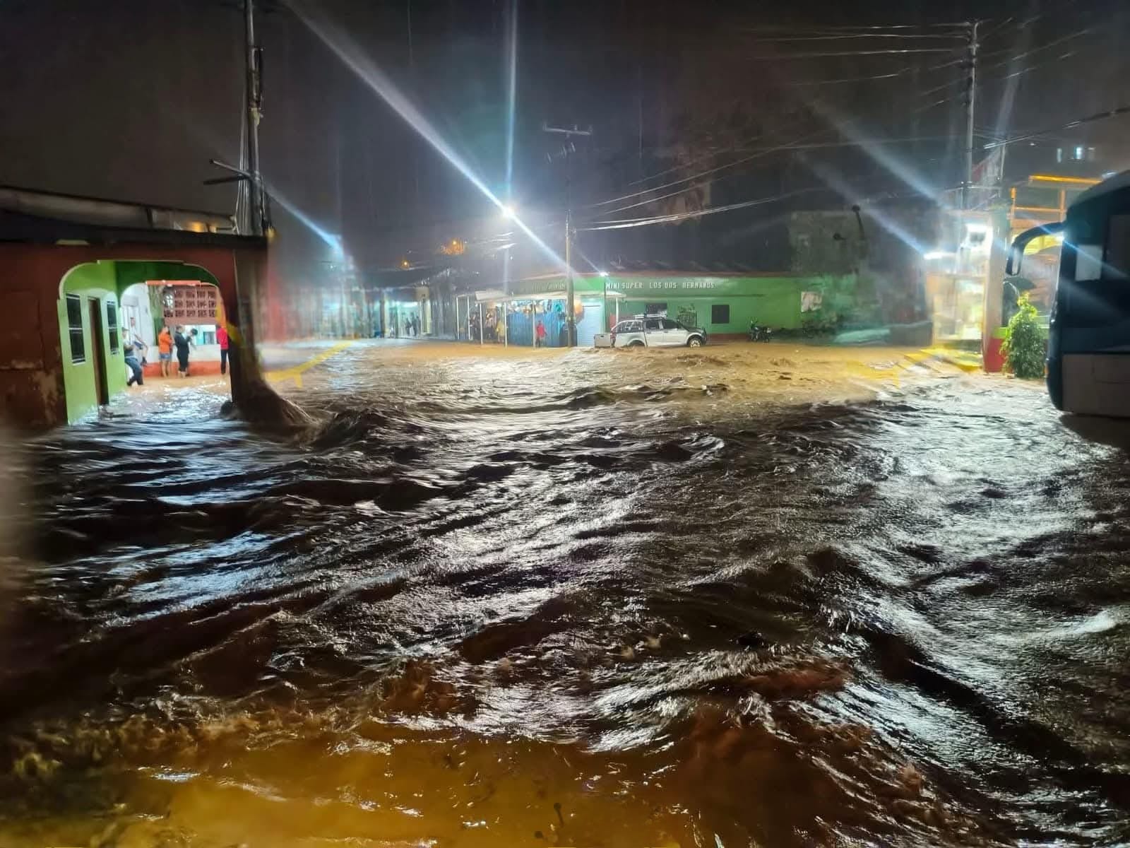 Más de 60 viviendas resultaron inundadas tras fuertes lluvias en Chontales