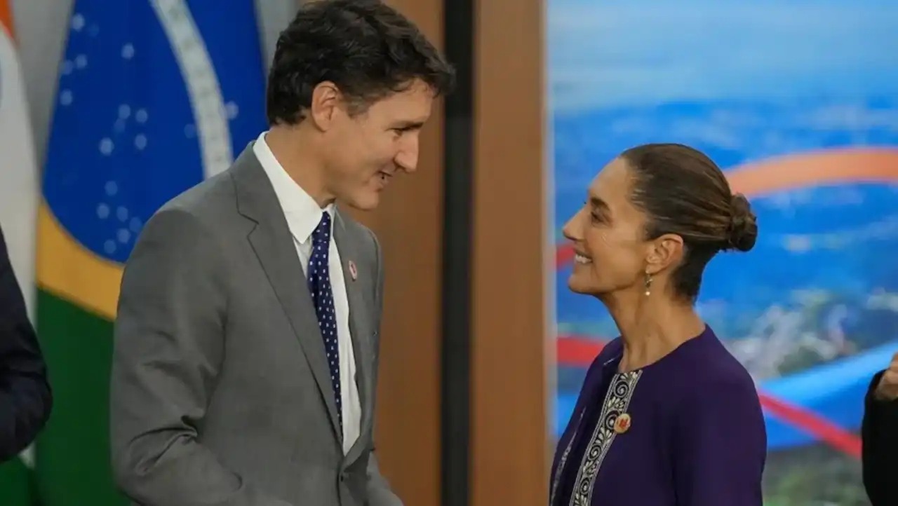 Trudeau y Sheinbaum discuten aranceles de EE.UU.