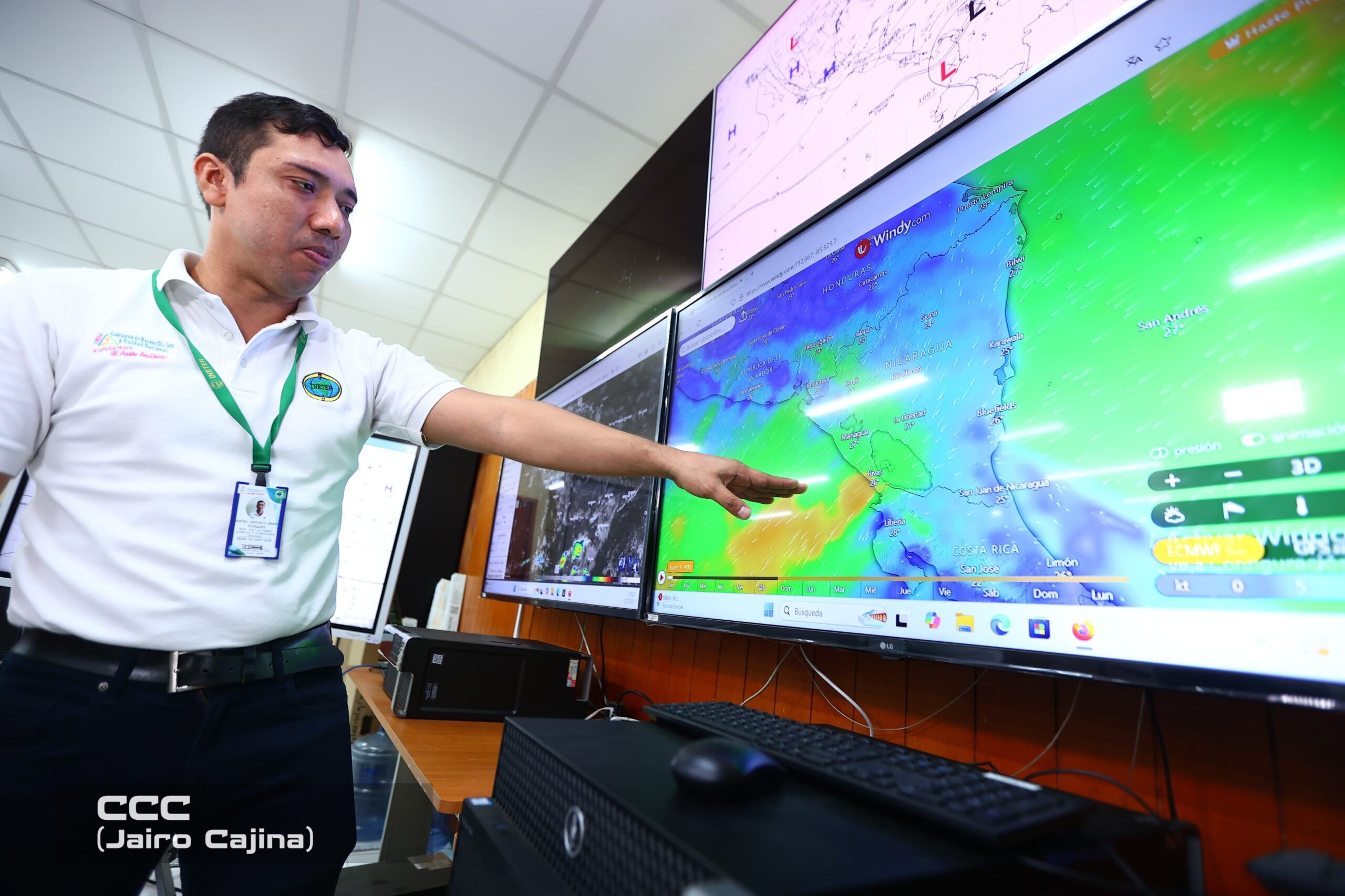 Lluvias débiles, calor y vientos se mantendrán esta semana en Nicaragua