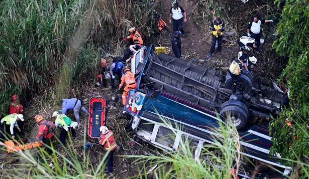 Guatemala luto accidente
