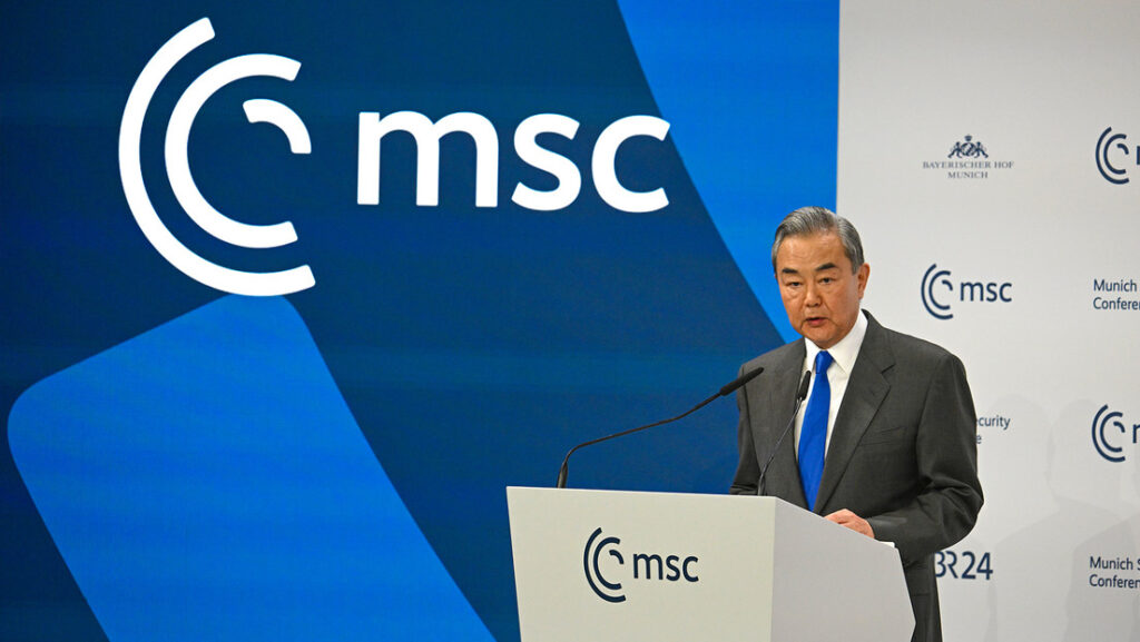 Canciller chino respuesta en Múnich
