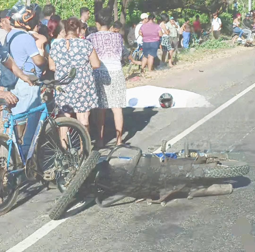 Peatón provoca la muerte de un motorizado en el municipio de Quezalguaque