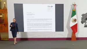 Sheinbaum no descarta llevar a Google al banquillo