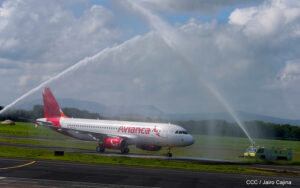 Avianca ruta Managua San José