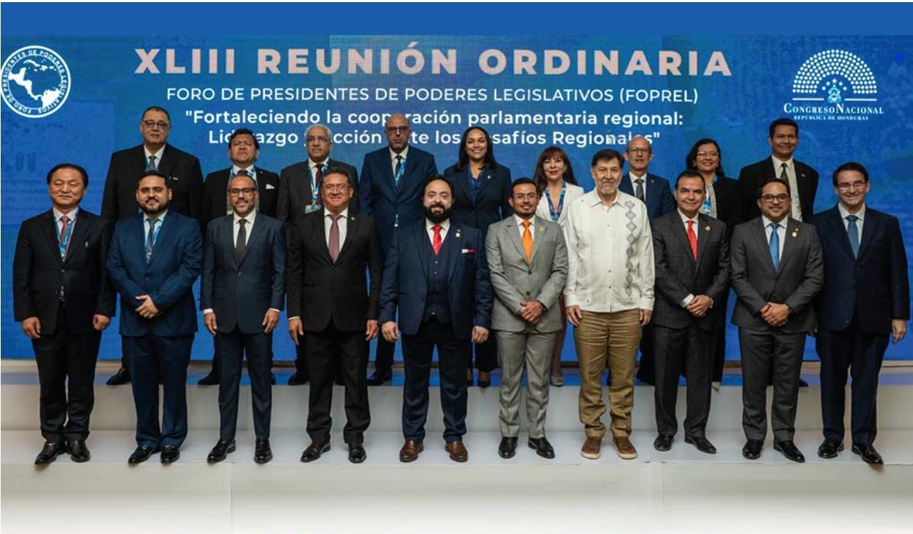 Asume Honduras presidencia de foro parlamentario centroamericano