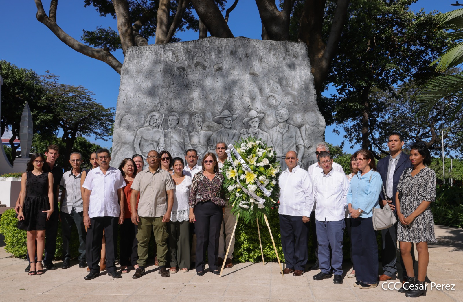 Embajada de Cuba en Nicaragua rinde homenaje al General Sandino