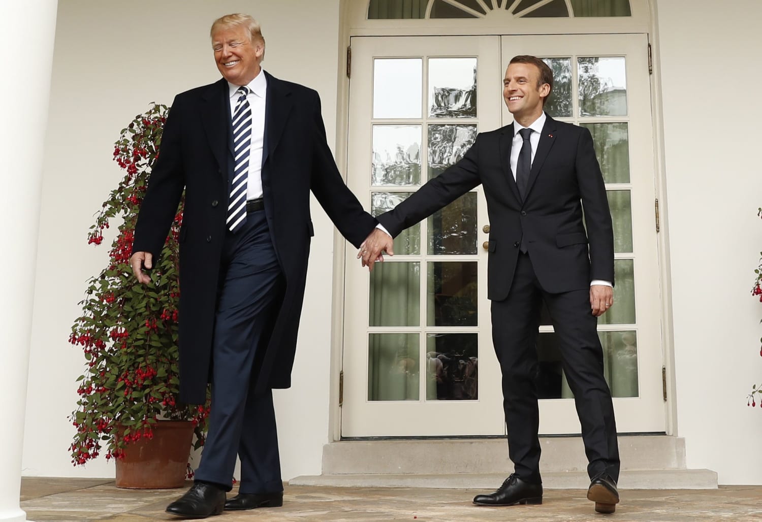 Trump y Macron se reúnen en la Casa Blanca