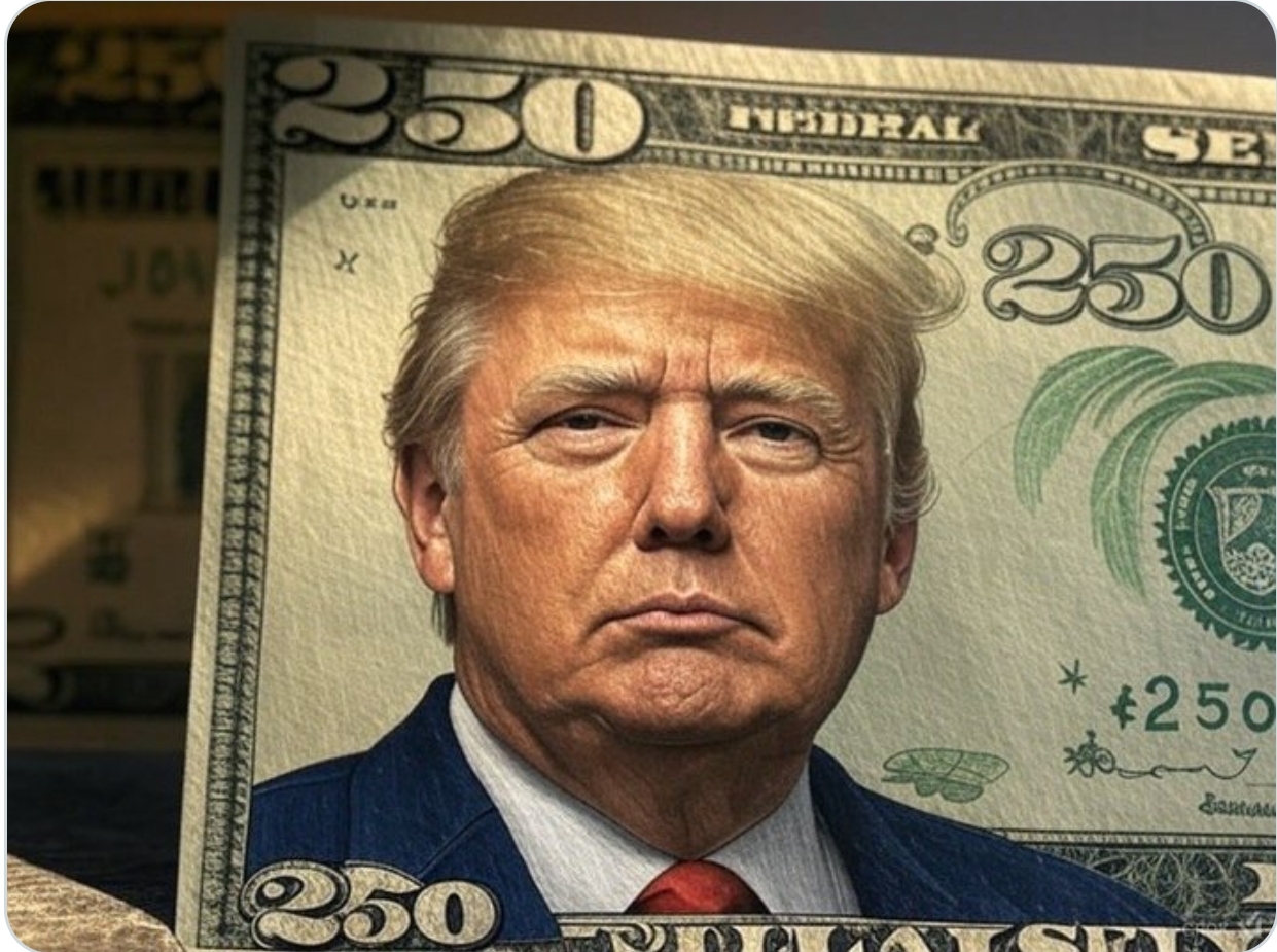 “¡El billete más valioso para el presidente más valioso!”: Proponen poner la cara de Trump en el dólar