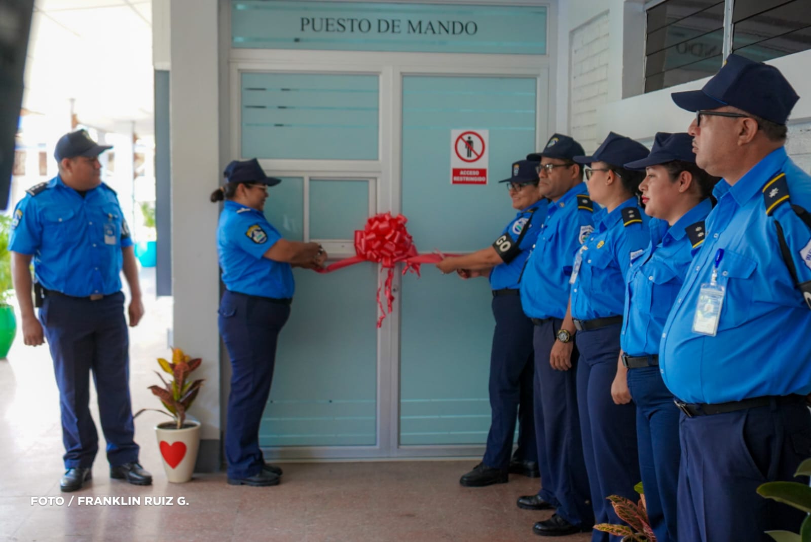 Inauguran puesto de mando para fortalecer el monitoreo y comunicación en las cárceles de Nicaragua