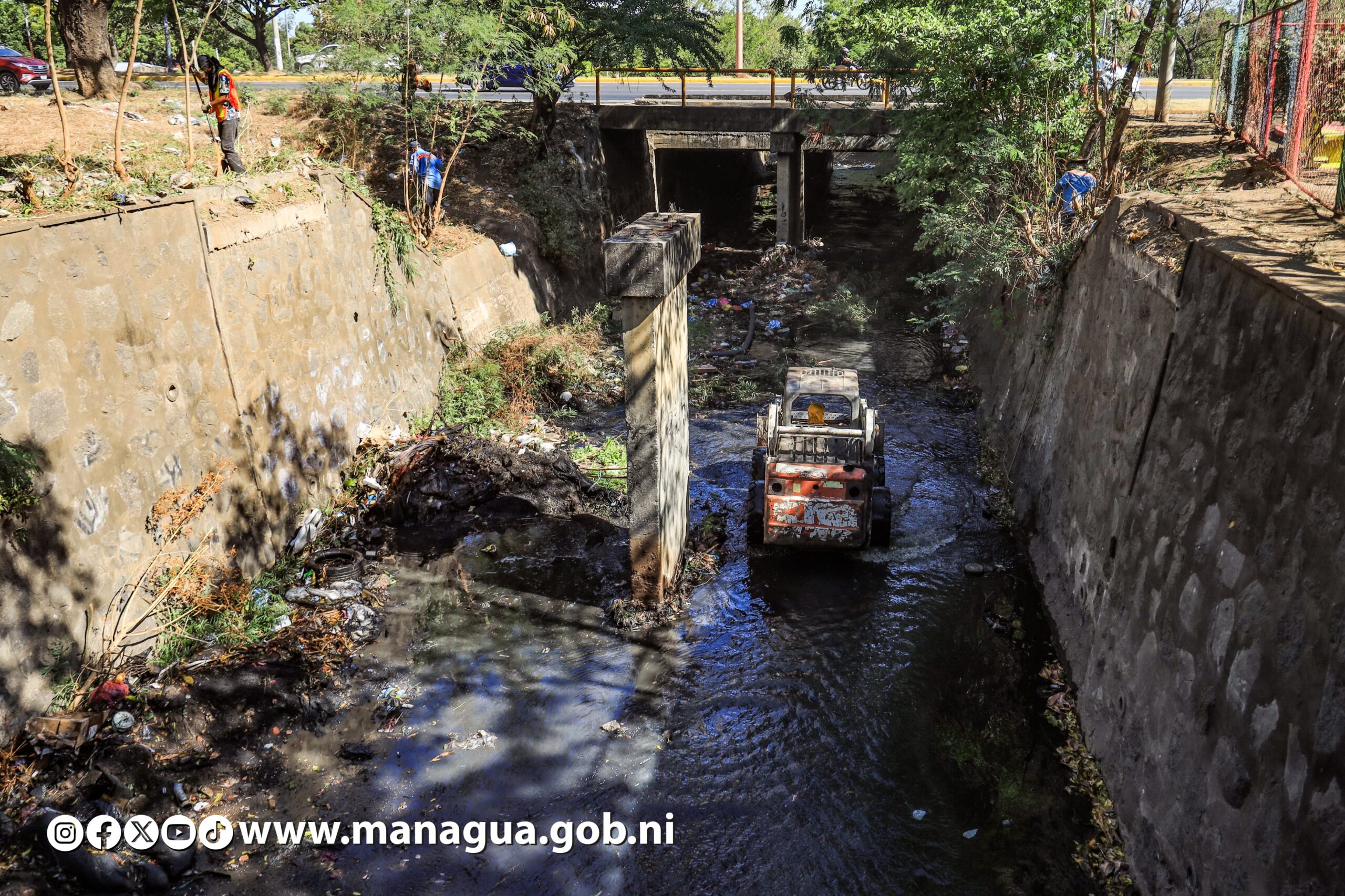 Alcaldía de Managua ha recolectado más de mil 600 toneladas de basura en los cauces