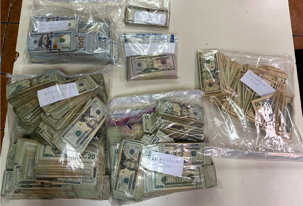 Costa Rica: detienen a pareja que transportaba $259,000 en un vehículo