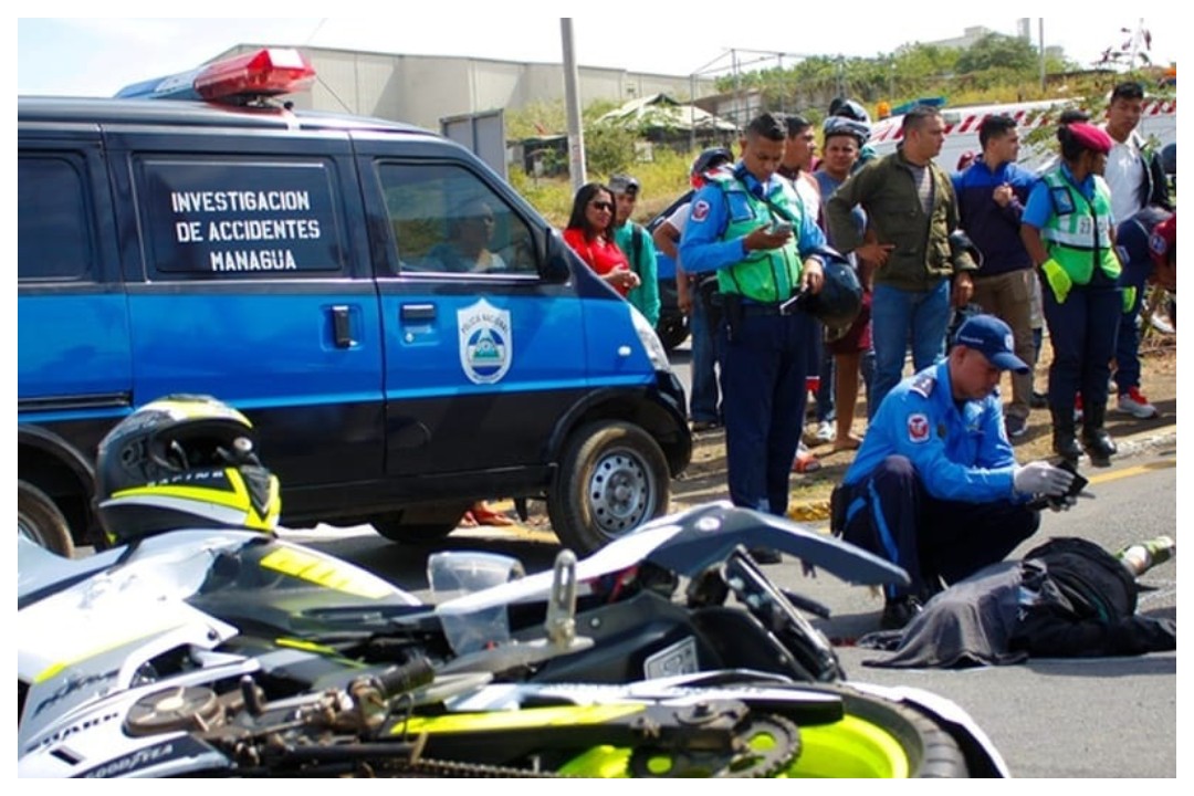 Más de la mitad de los muertos en accidentes de tránsito en Nicaragua son en motocicletas