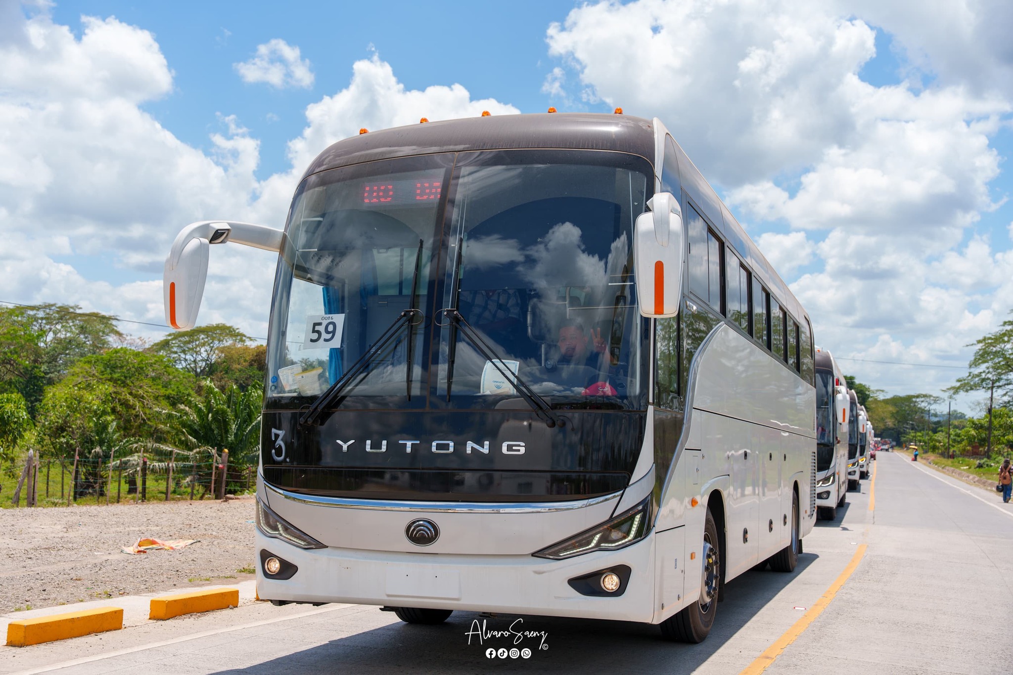 GALERÍA: Arriban al Caribe Norte más de 20 unidades nuevas de buses chinos