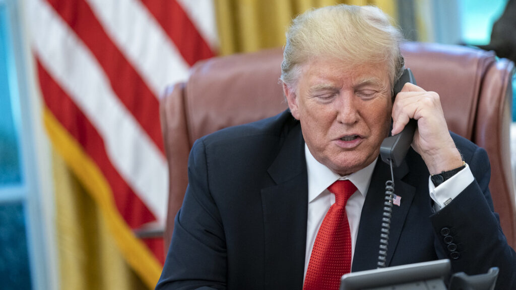 Trump muy buena sus llamadas a Putin y Zelenski