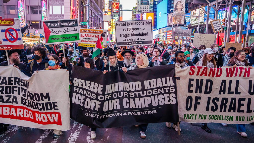 EEUU califica de terroristas domésticos a propalestinos