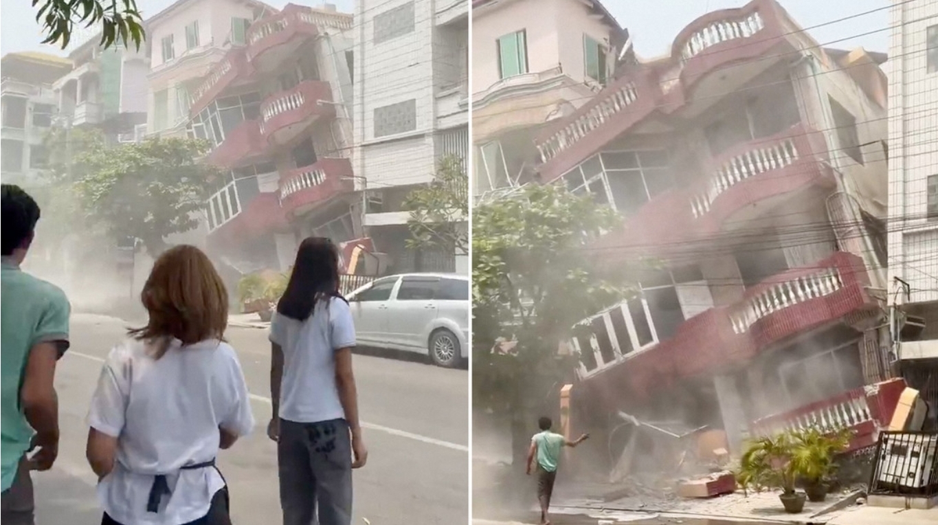 Potente terremoto sacude Myanmar, afectando a Tailandia