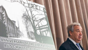 Preocupado por la conducta del secretario general de la ONU"