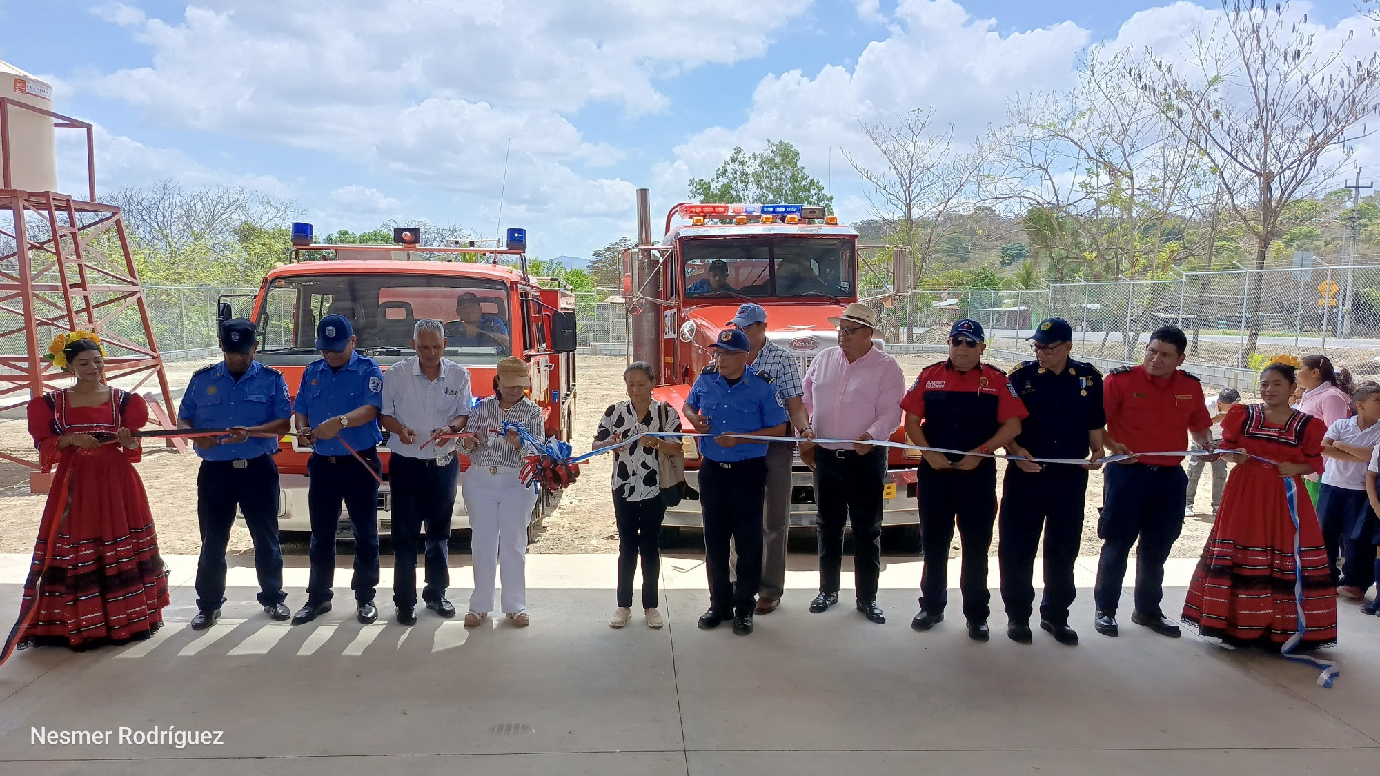 Inauguran una estación de bomberos en la comunidad Las Lajitas en Chontales