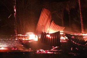 Fuego consume vivienda en Matiguás