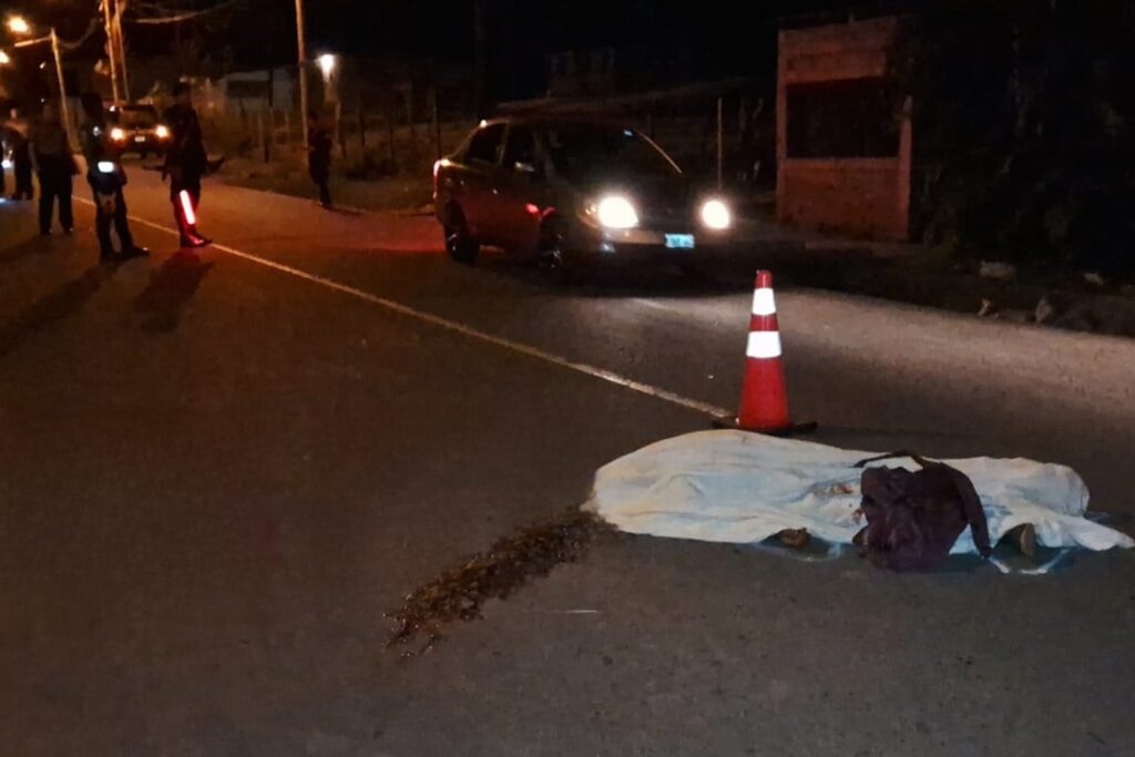 Jinotegano murió tras ser atropellado