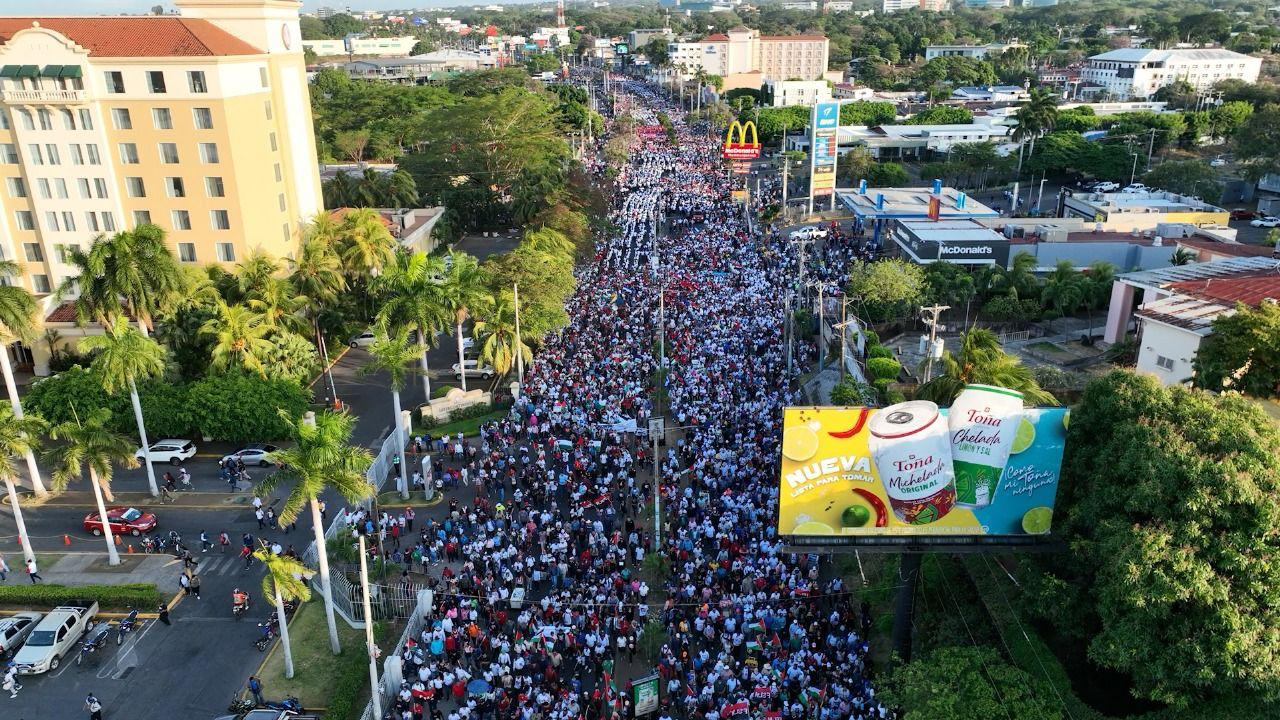 Con la paz no se juega ratifican miles de nicaragüenses en Managua