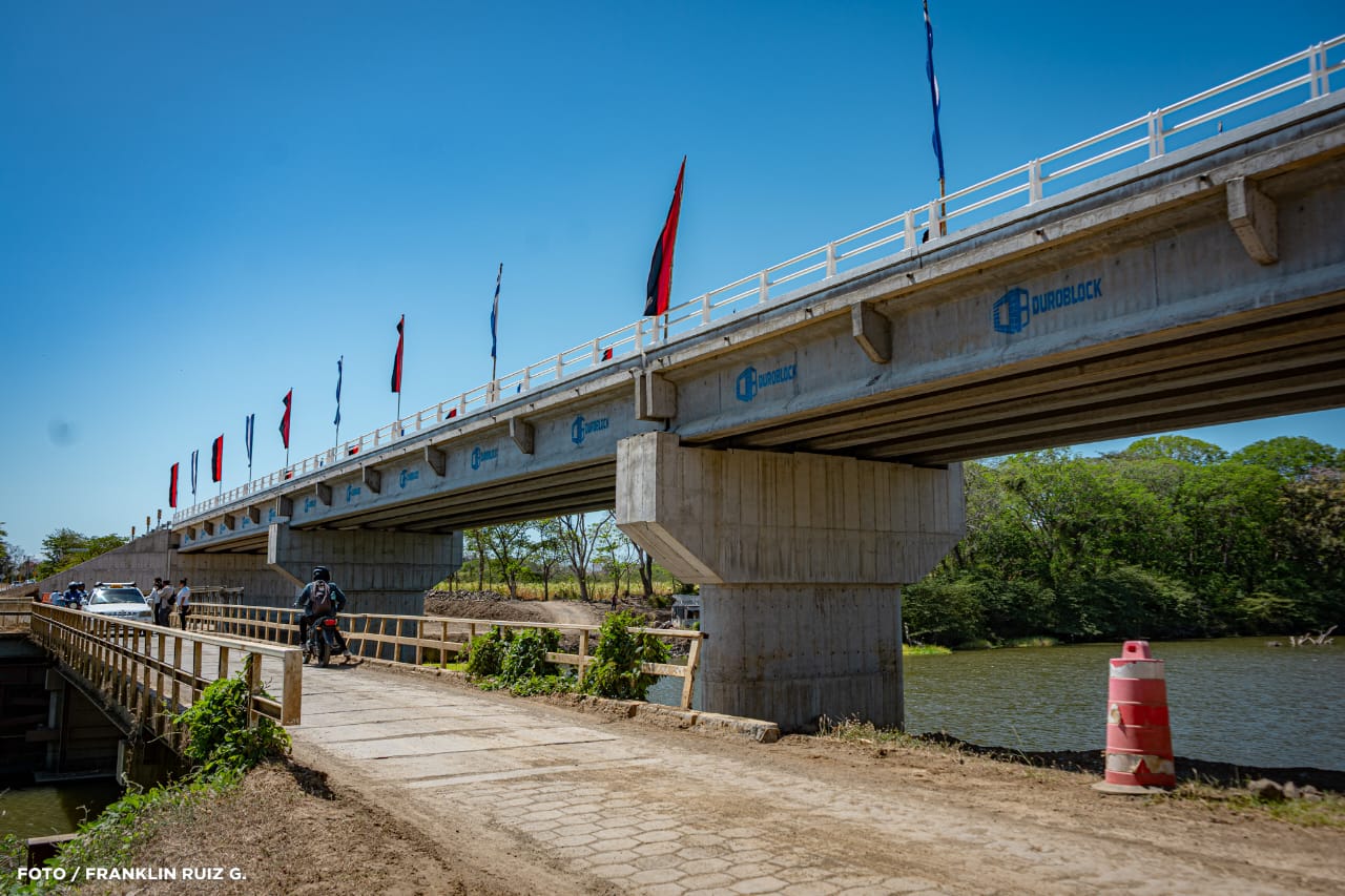 Gobierno Sandinista inaugura el puente más grande de Rivas que genera más desarrollo