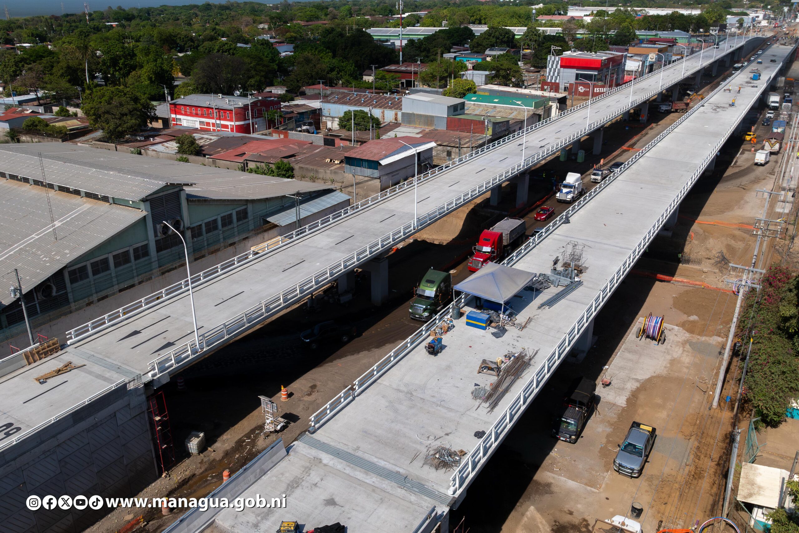 Apertura de paso a desnivel del Tramo IV e inauguración del Tramo I de la Pista Héroes de la Insurrección será en junio