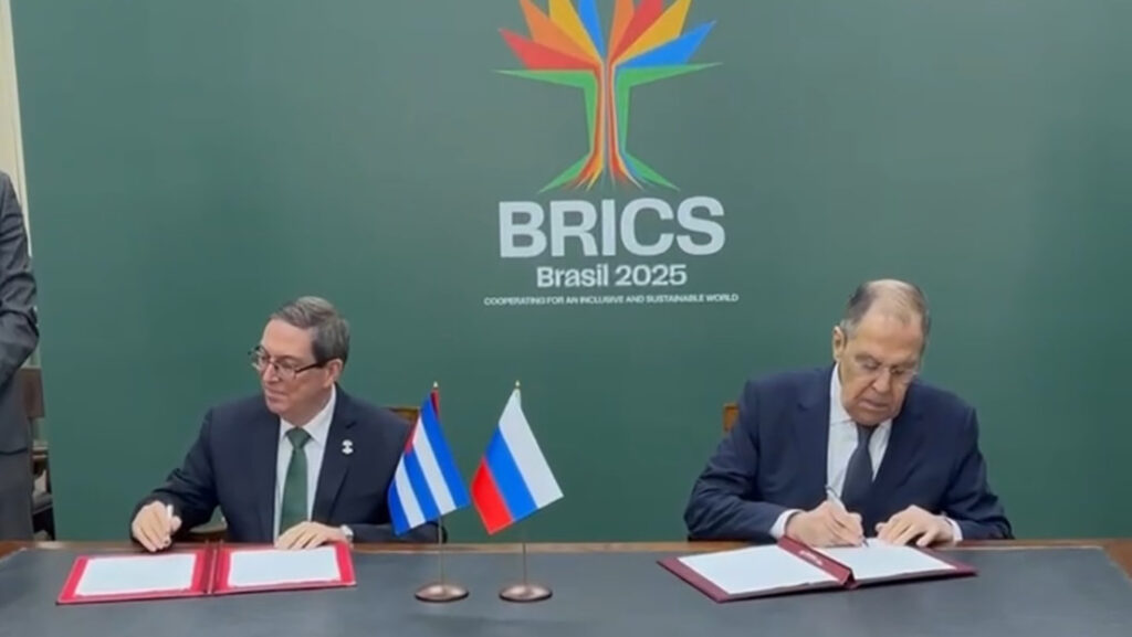 Rusia y Cuba firman una declaración contra las sanciones unilaterales