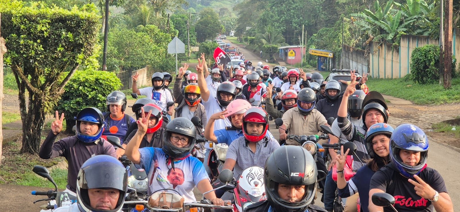 Dianas recorren territorio nicaragüense conmemorando el Día de la Dignidad Nacional