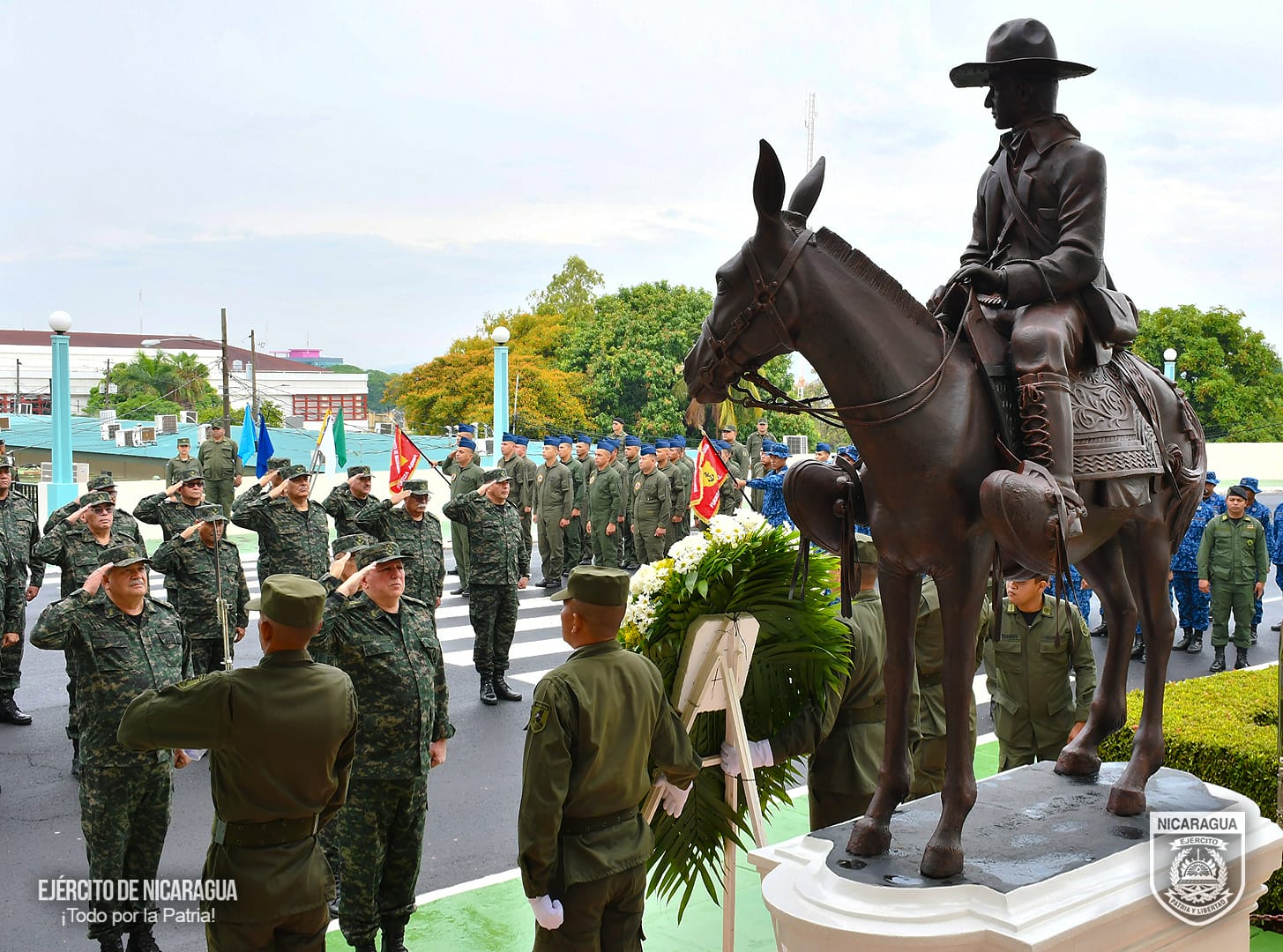 Ejército de Nicaragua: Jamás nos prestaremos a intereses extranjeros y vende patria