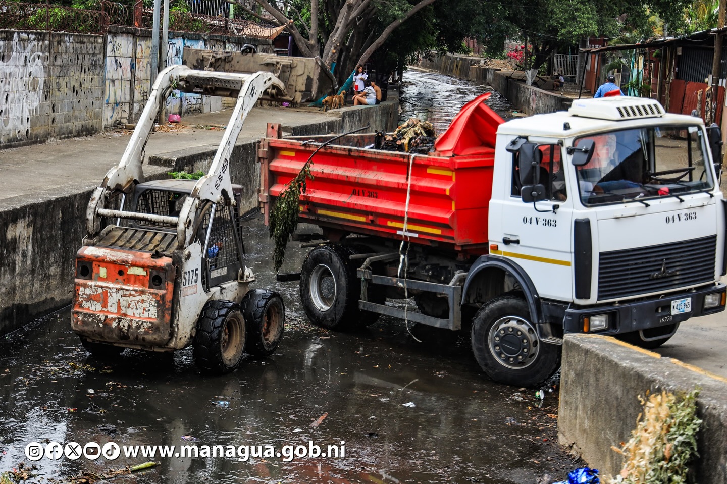 Más de mil operarios de la Alcaldía de Managua en labores de limpieza de cara al invierno