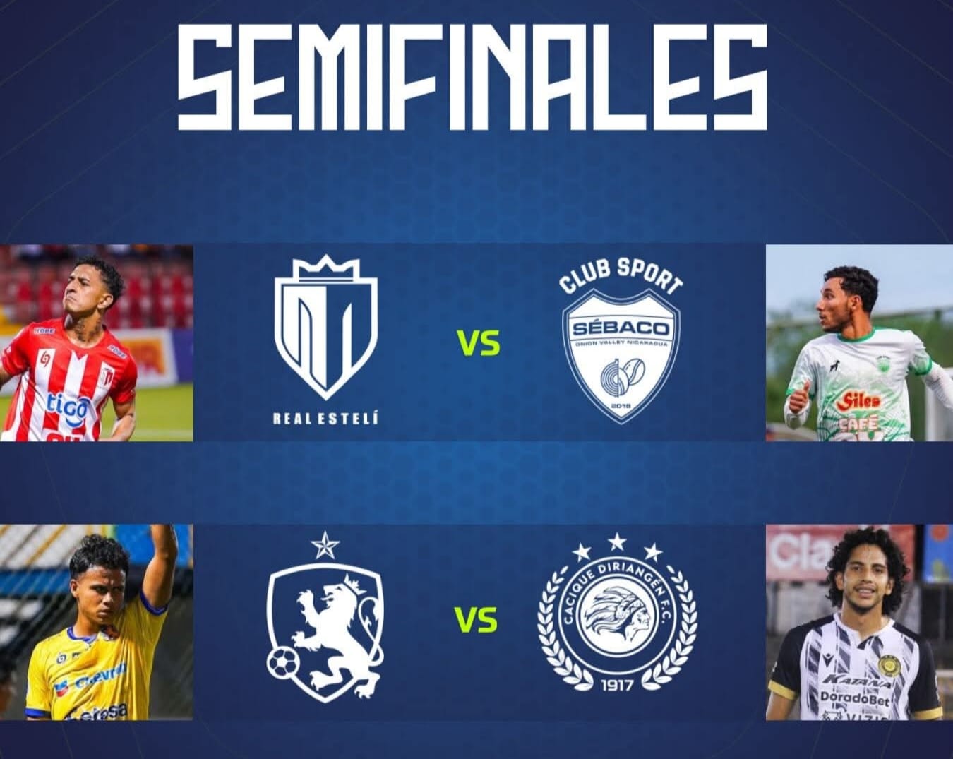 Listas las semifinales de fútbol  de la Liga Primera