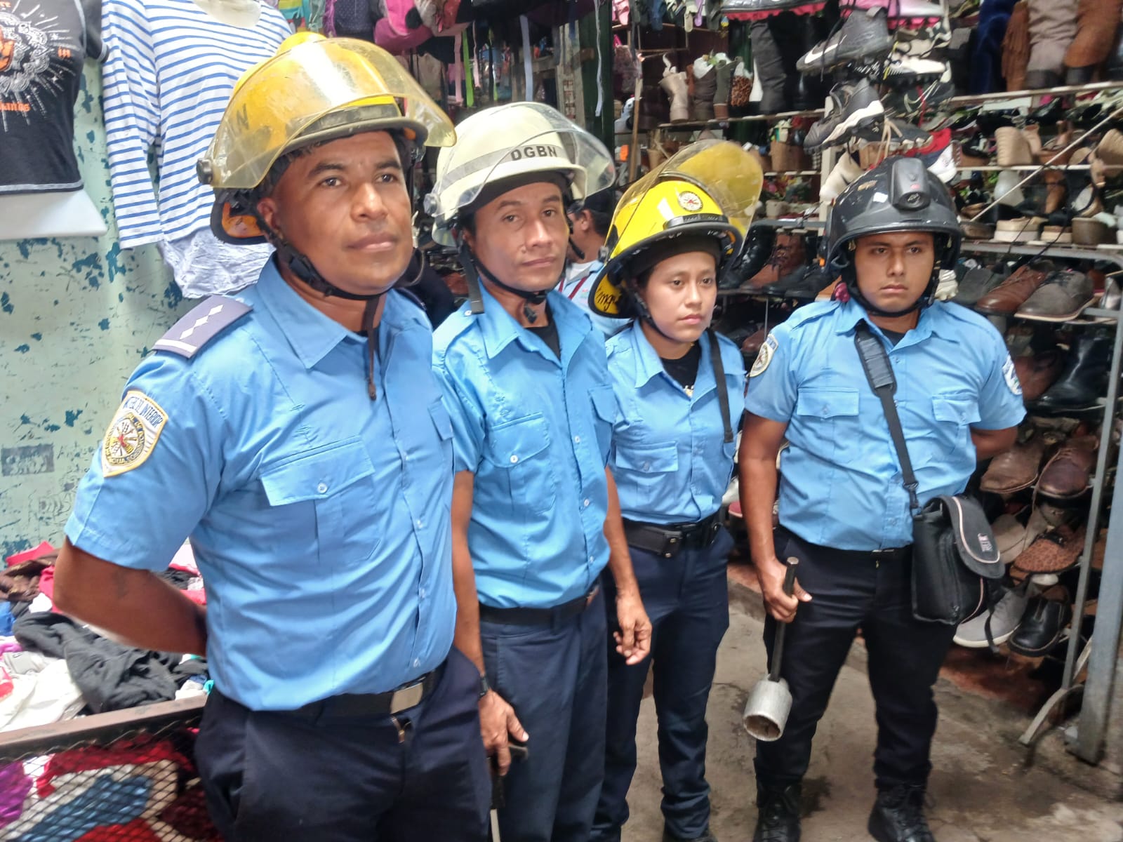 Bomberos realizan nueva inspección en tramos del mercado Iván Montenegro