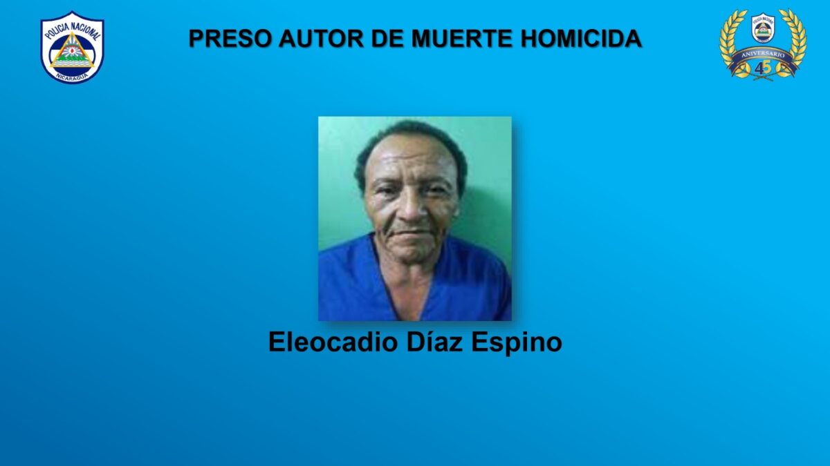 Preso de por vida sujeto que asesinó e intentó violar a su sobrina en El Viejo