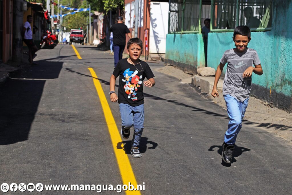 Mejor circulación vehicular, peatonal y seguridad en el barrio Georgino Andrade