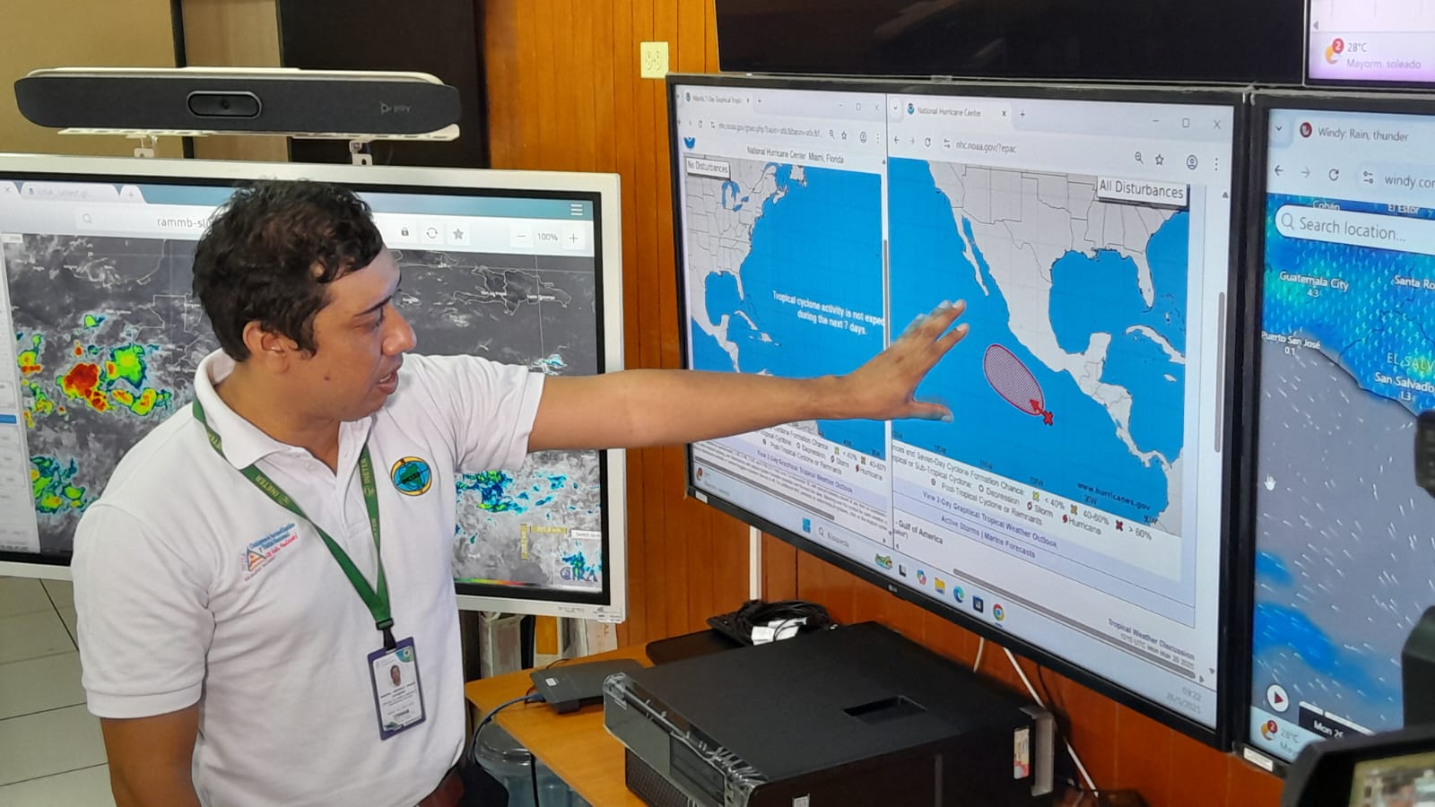 Bajas presiones y dos ondas tropicales afectarán esta semana a Nicaragua