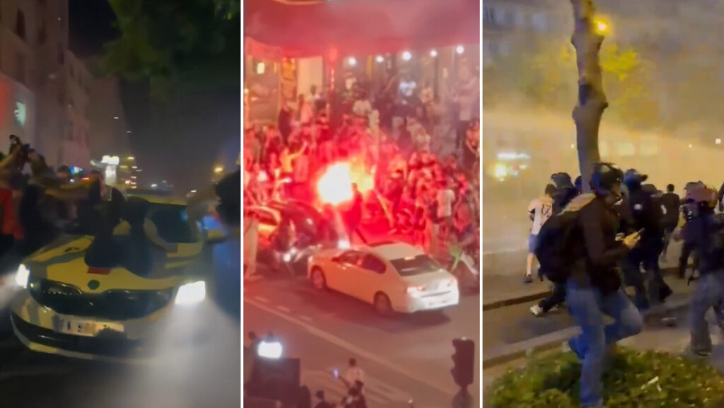 Choques en París entre hinchas de fútbol y la Policía en medio de la final de la Champions League