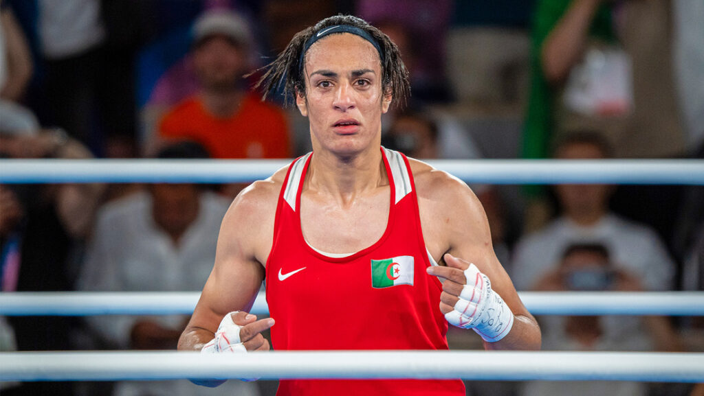 la boxeadora Imane Khelif