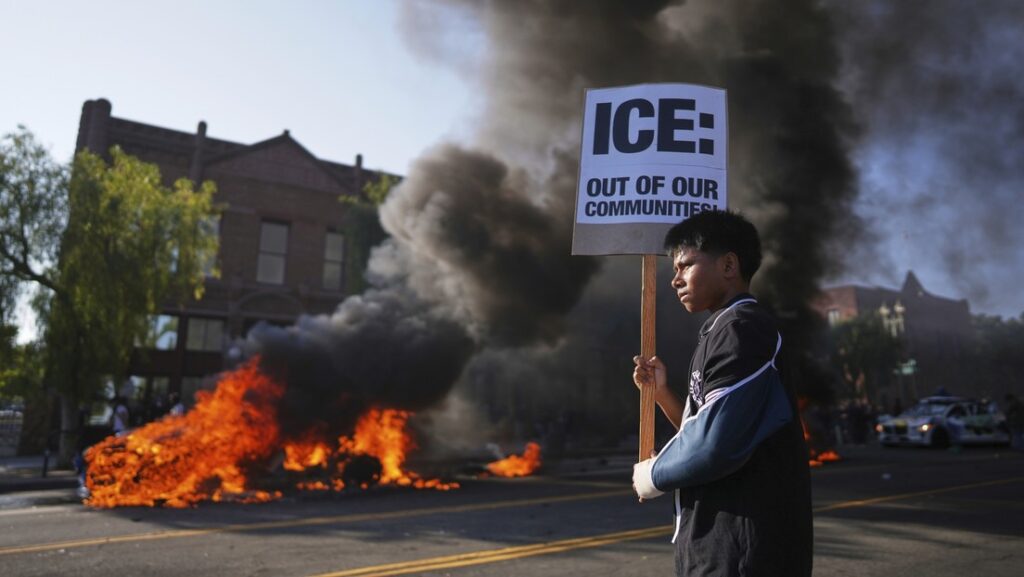 "catastróficas" protestas en Los Ángeles