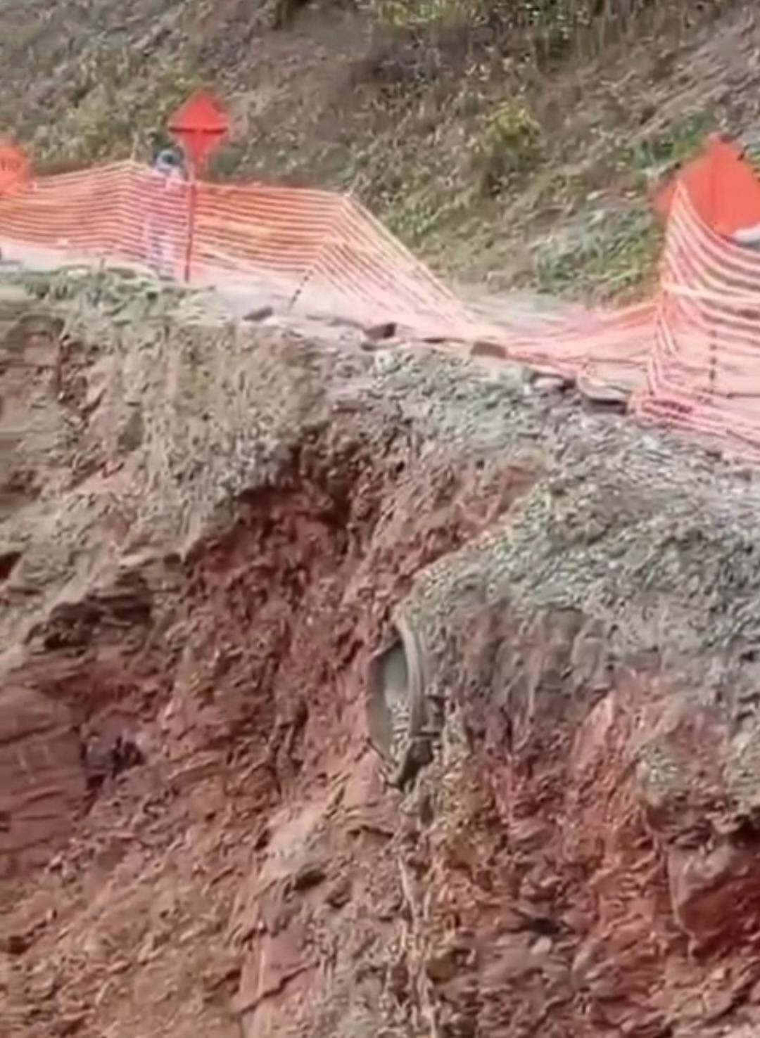 MTI habilita vía alterna entre los municipios de Murra-El Jícaro afectados por deslizamientos