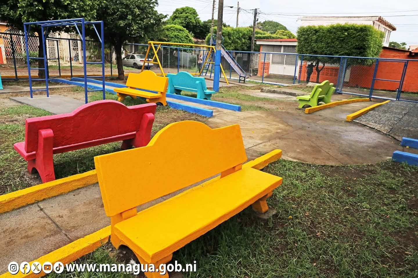 La rehabilitación del parque Proyecto Piloto V de Managua trae alegría a los vecinos de la 14 de Septiembre