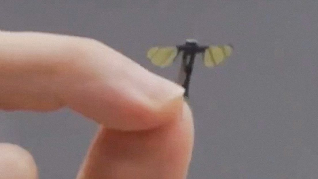China crea un dron del tamaño y forma de un mosquito
