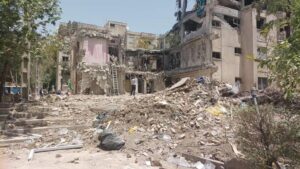 Embajador nicaragüense y otros diplomáticos constatan la destrucción de los ataques de Israel en Teherán