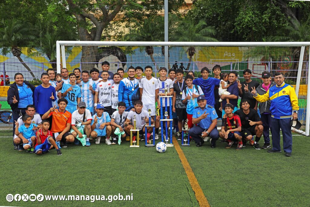 Finaliza primera fase del campeonato de fútbol sala Germán Pomares Ordoñez en Managua