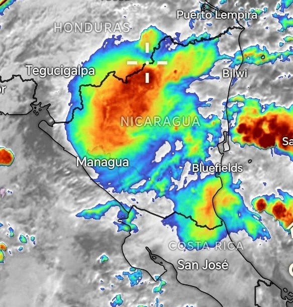 Vaguada monzónica provoca inundaciones en el Caribe y Norte de Nicaragua