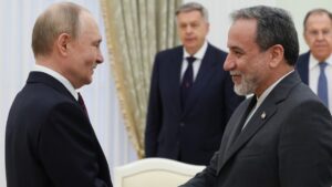 Reunión de Putin y canciller Irán