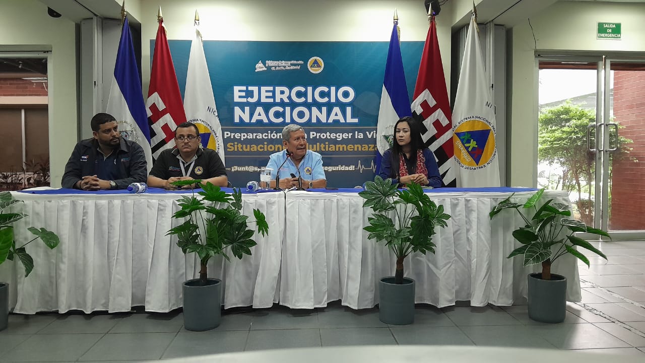 Millones de nicaragüenses participarán en el II Ejercicio Nacional Multiamenazas